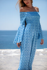 Dress Anemos Long in Sky Blue