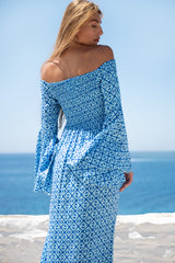 Dress Anemos Long in Sky Blue