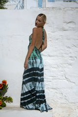 Essence Dress in Teal Green
