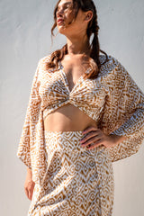 Bombay Top Archaic Print