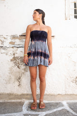 Barbie Short Dress Tie Dye Grey