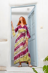 Elegance Dress Vintage Tie Dye