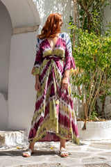 Elegance Dress Vintage Tie Dye