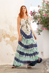 Essence Dress Tie Dye Vintage Blue