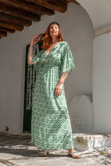 Sky Long Dress Lotus Green