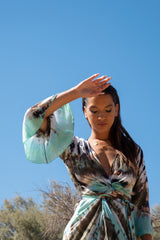 Dress Elegance Long Vintage Khaki