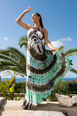 Essence Dress Tie Dye Vintage Khaki