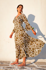 Elegance Dress Lilly Print