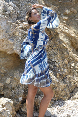 Elegance Dress Short Tie Dye