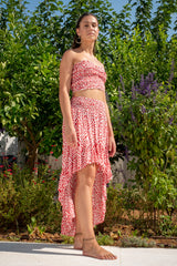 Flamenco Skirt Archaic Print