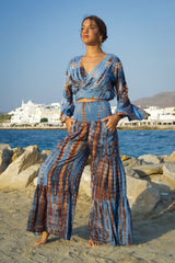 Gypsy Long Pants Striped Tie Dye