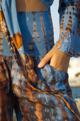 Gypsy Long Pants Striped Tie Dye