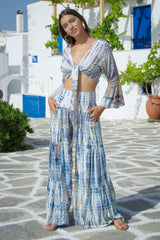 Gypsy Long Pants Striped Tie Dye