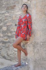 Harlow Jumpsuit Kipas Print