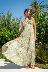 Mykonos Dress Archaic Print