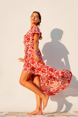 Palma Dress Lilly Print