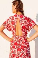 Palma Dress Lilly Print