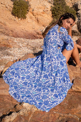 Paola Dress Lilly Print