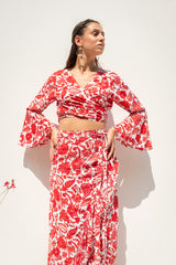 Paola Top Lilly Print