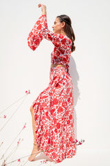 Paola Top Lilly Print