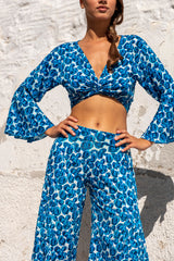 Paola Top Rose Print