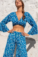 Paola Top Rose Print