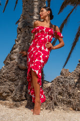 Seamist Dress Rose Print