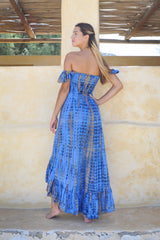 Seamist Dress Striped Tie Dye