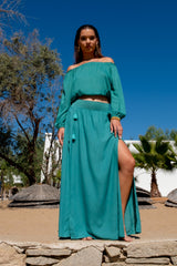 Mythic Skirt Solid Green