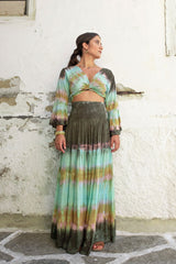 Wave Skirt Tie Dye