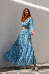 Paola Top Zebra Print