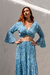 Paola Top Zebra Print