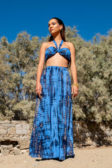 Gypsy Skirt Tie Dye Violet Gold