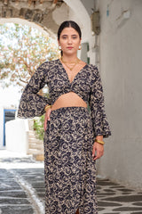 Seaside Skirt NEW* Feather Print