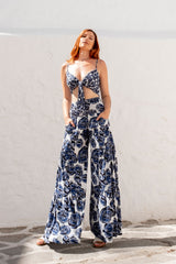 Agus Top Rosebud Print