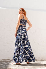 Agus Top Rosebud Print