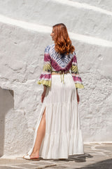 Paola Top Tie Dye Vintage Maron