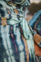 Trumpet Short Dress Tie Dye