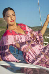 Trumpet Short Dress Tie Dye