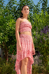 Tube Top Archaic Print