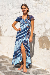 Wrap Dress Tie Dye