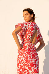 Palma Dress Lilly Print