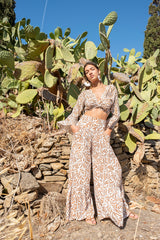 Paola Top Brown Zebra