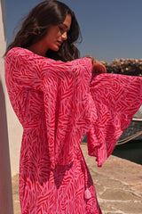 Trumpet Wrap Dress