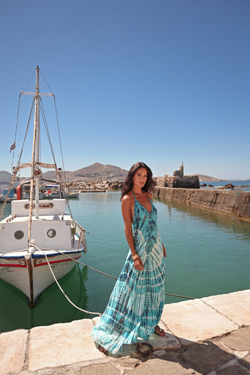Moonlight Dress Aegean Turquoise