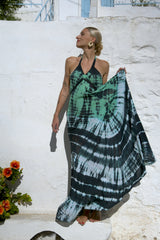 Essence Dress in Teal Green