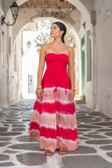 Gown Dress Tie Dye