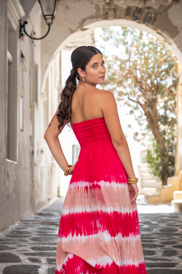 Gown Dress Tie Dye