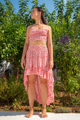 Flamenco Skirt Archaic Print