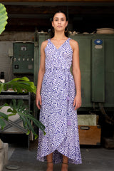 Kamboja Dress Archaic Print